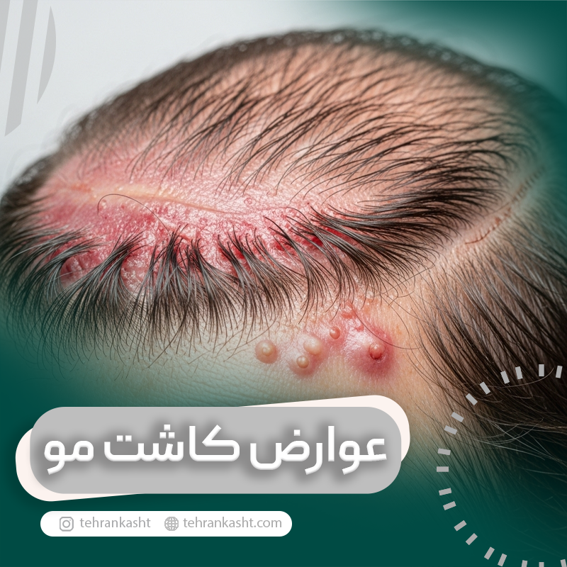 عوارض کاشت مو