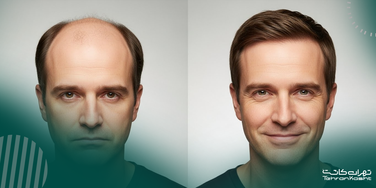 عوارض کاشت مو (و ملاحظات HRT)