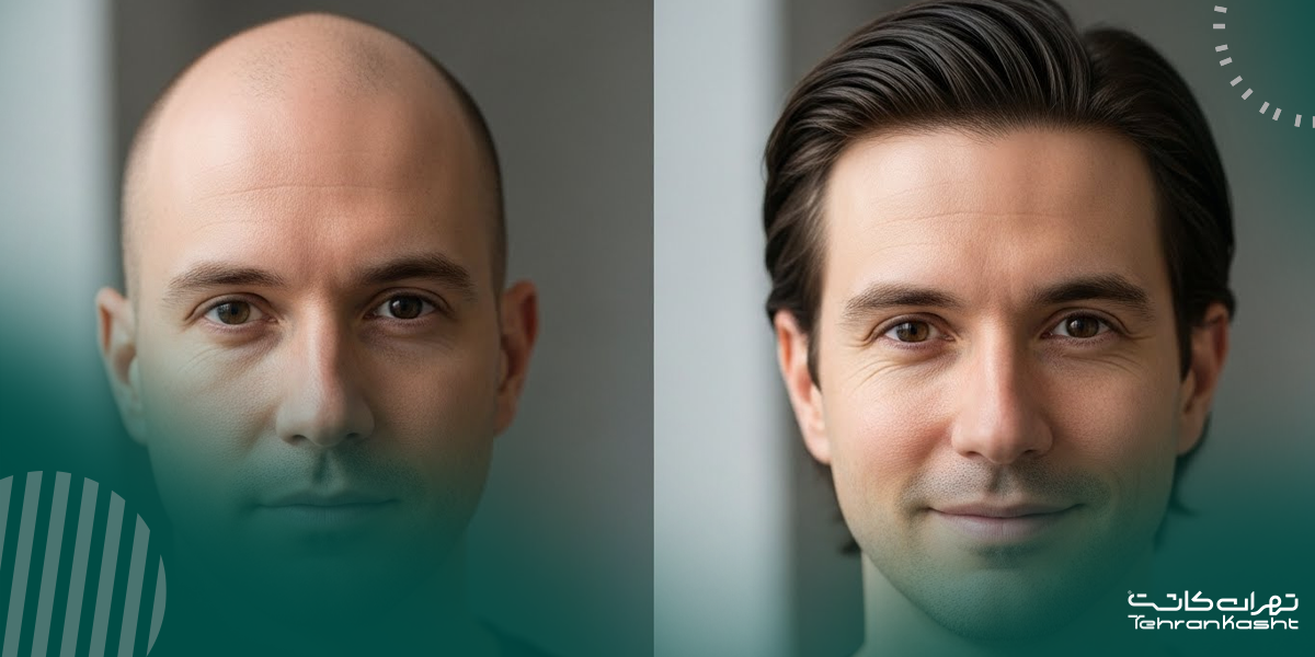 مراحل کاشت مو HRT 