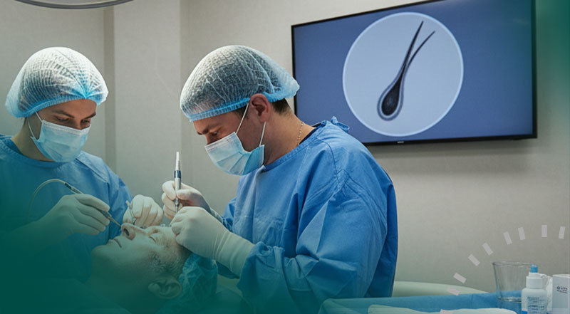 کاشت مو به روش dhi